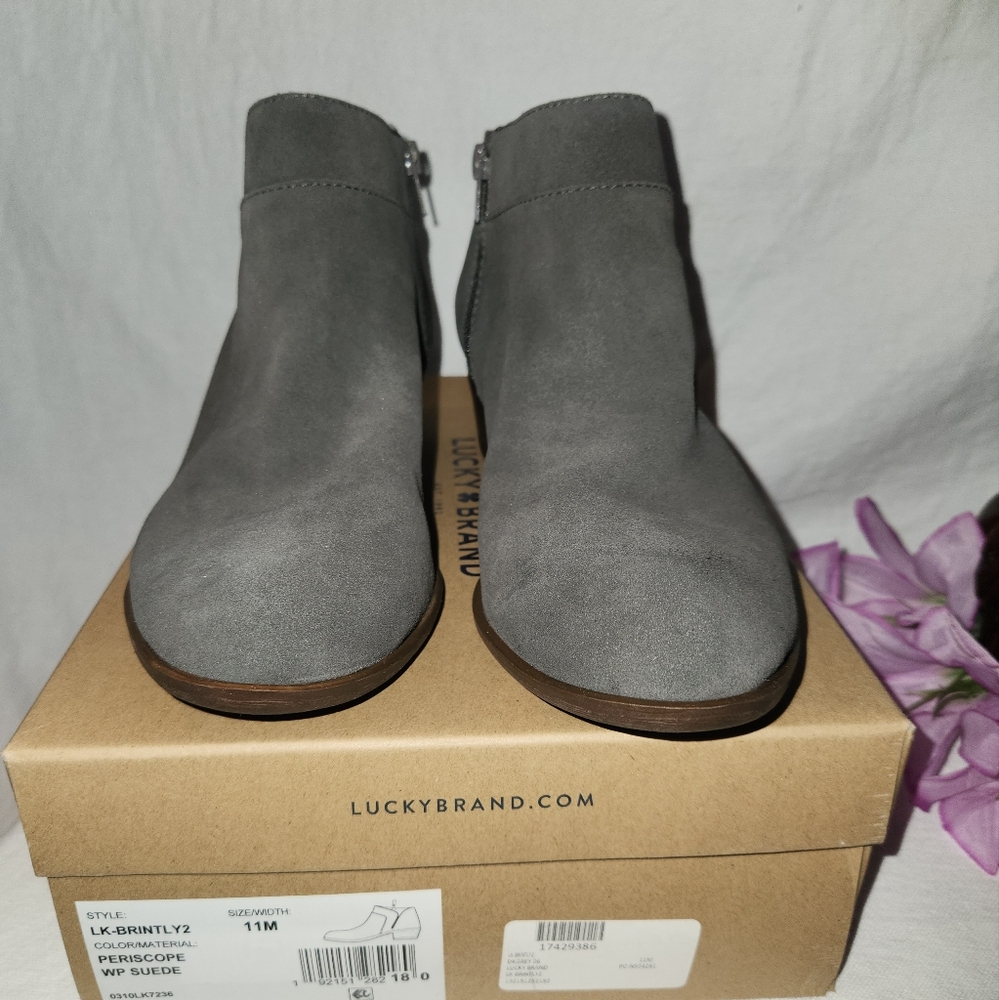 Lucky Brand Suede Booties